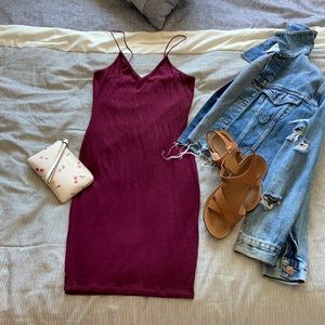 Summer purple dress